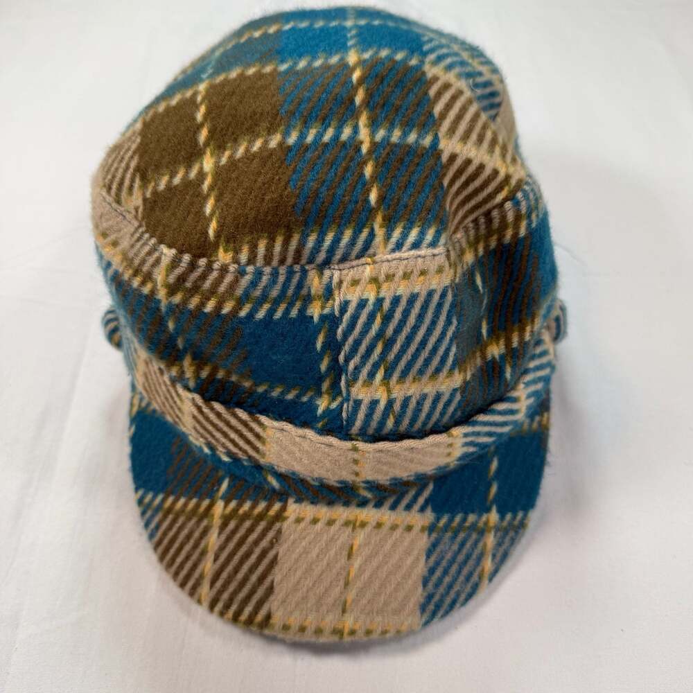 Manhattan Hat Company Plaid Cadet Hat Cap